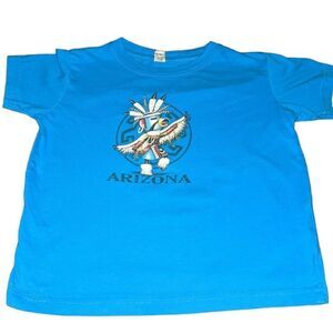 Arizona blue T-shirt with‎ Thunderbird design size 3 Toddler🌈5 for $25